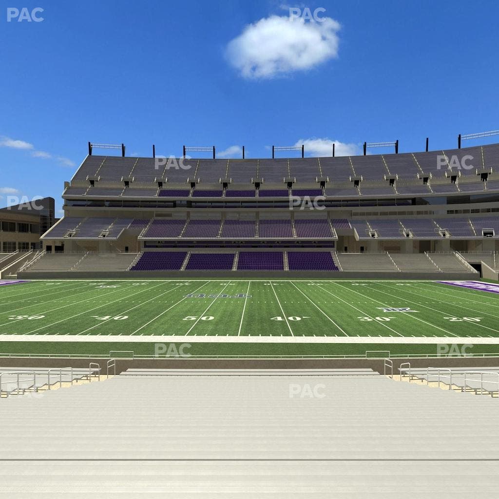 Amon G. Carter Stadium - Section 124 Seat View