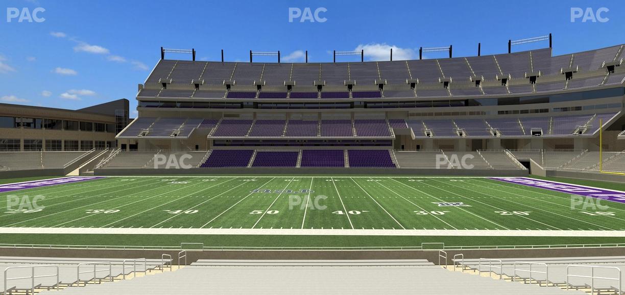 Amon G. Carter Stadium - Section 124 Seat View