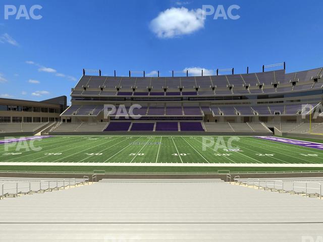 Amon G. Carter Stadium - Section 124 Seat View Amon G. Carter Stadium - Section 124 Seat View
