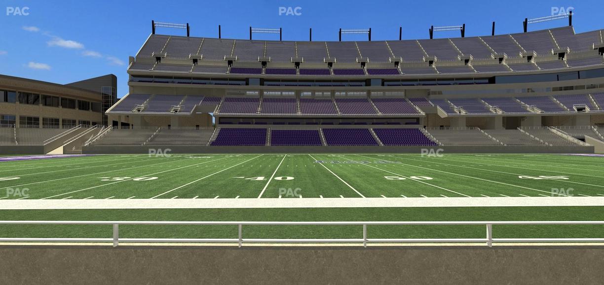 Amon G. Carter Stadium - Section 125 Seat View