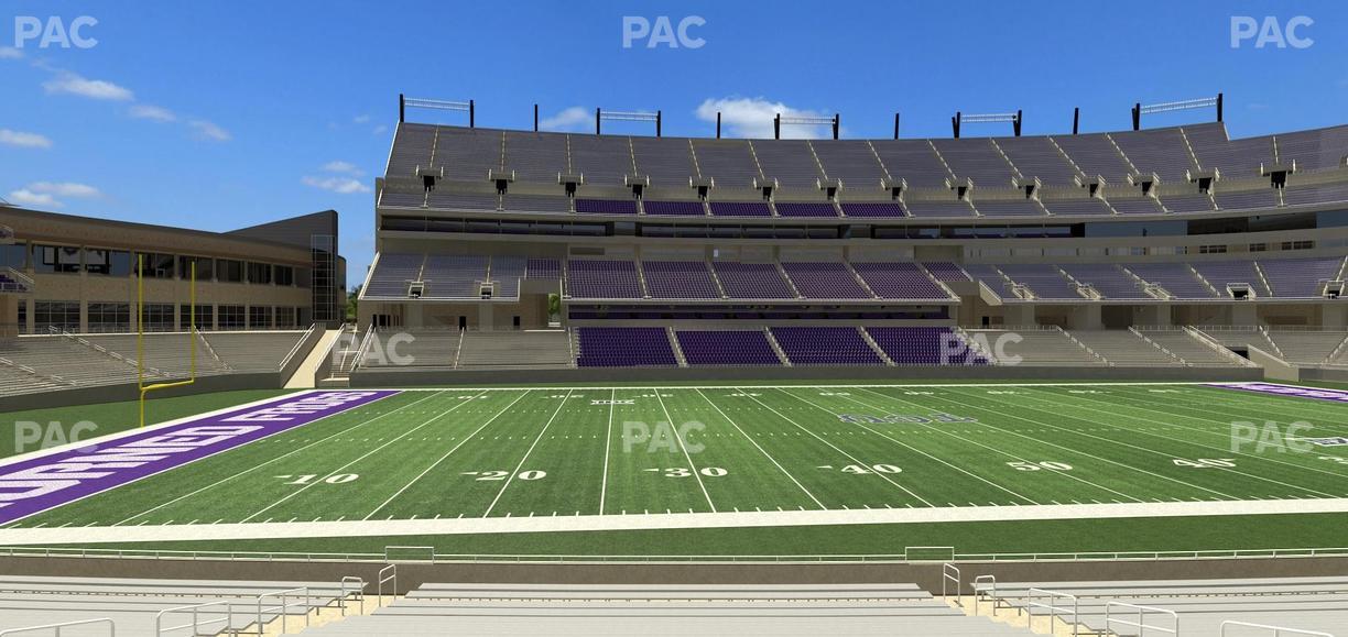 Amon G. Carter Stadium - Section 126 Seat View