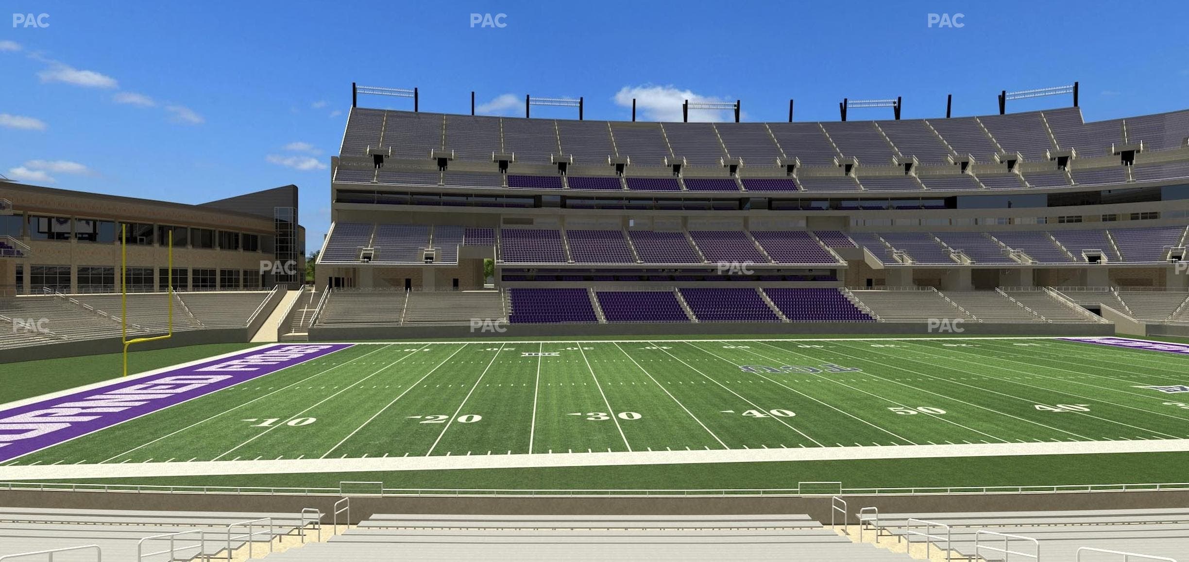 Amon G. Carter Stadium - Section 126 Seat View