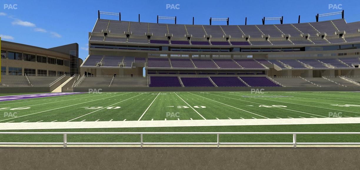 Amon G. Carter Stadium - Section 126 Seat View
