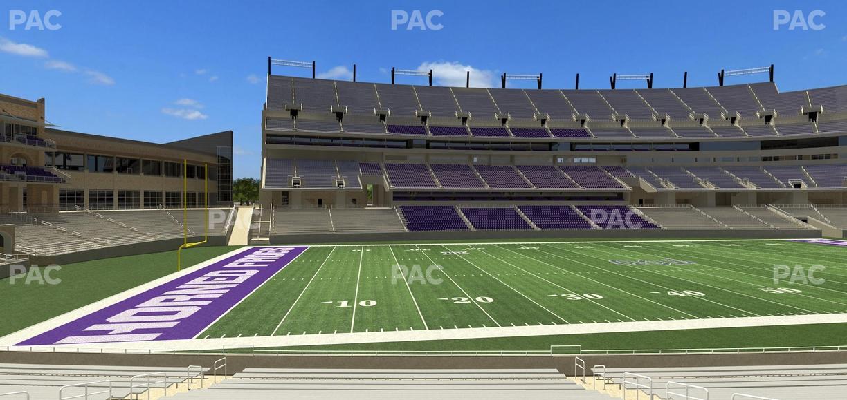 Amon G. Carter Stadium - Section 127 Seat View
