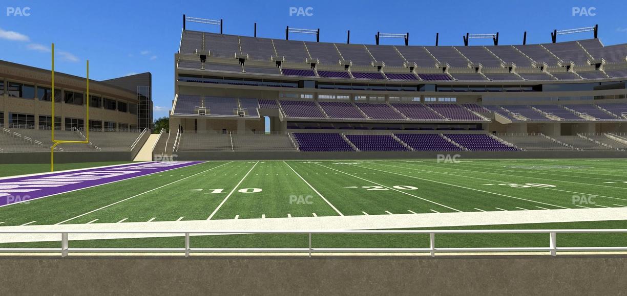 Amon G. Carter Stadium - Section 127 Seat View