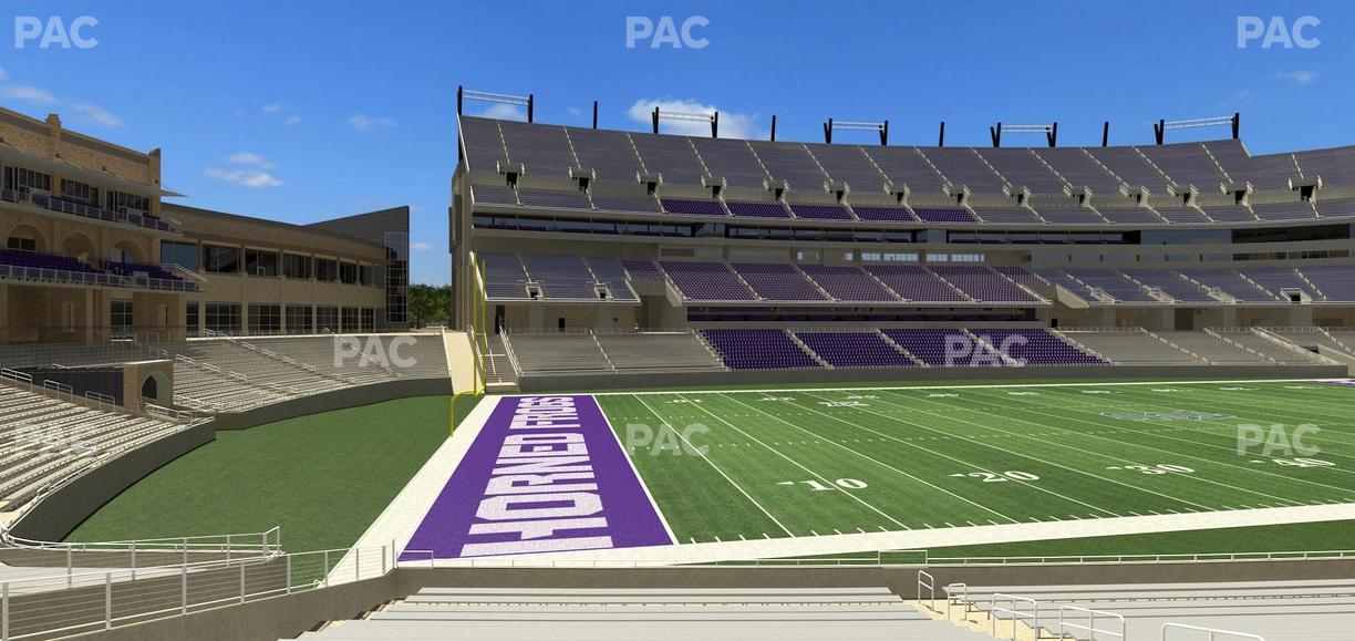Amon G. Carter Stadium - Section 128 Seat View