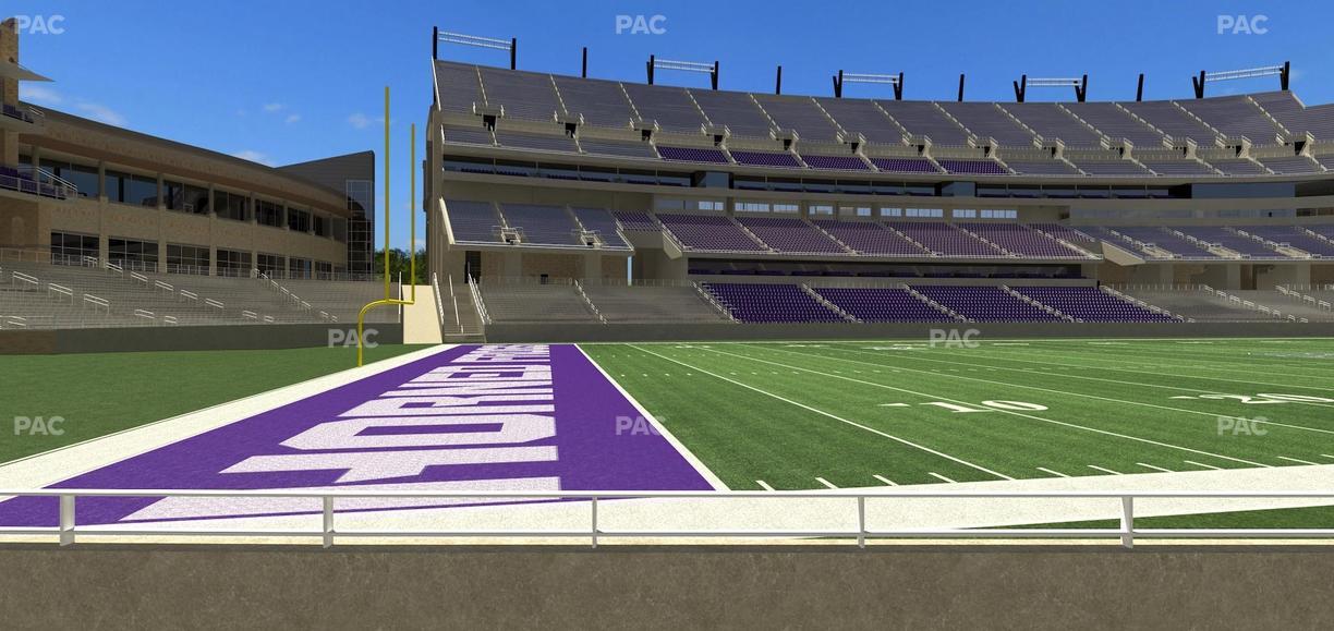Amon G. Carter Stadium - Section 128 Seat View