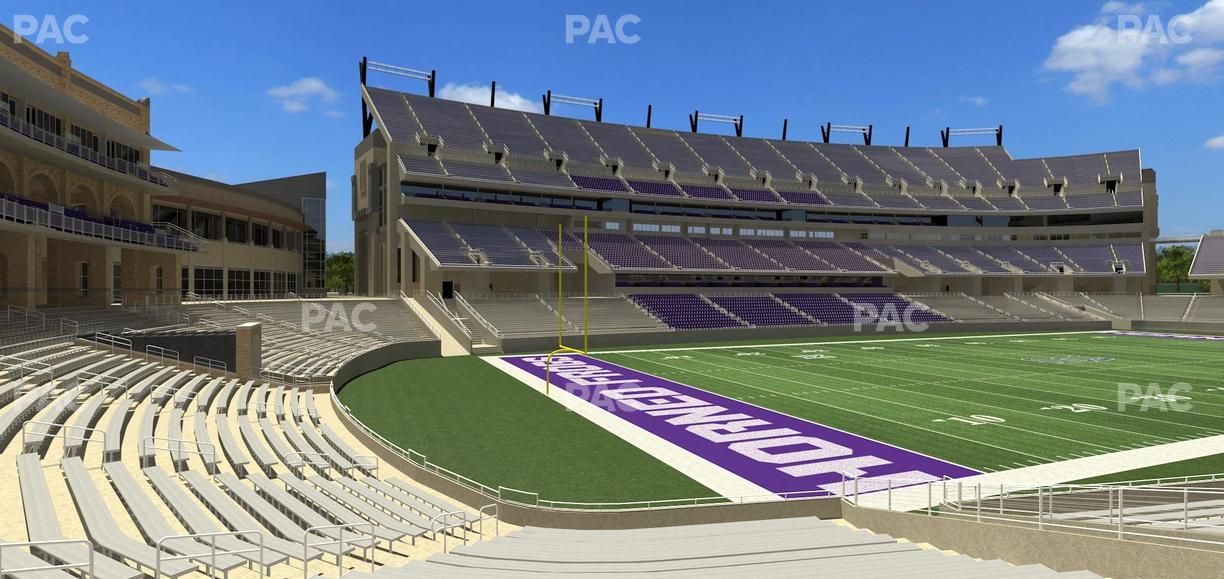 Amon G. Carter Stadium - Section 129 Seat View