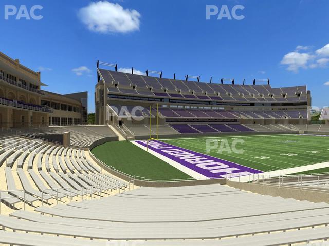 Amon G. Carter Stadium - Section 129 Seat View Amon G. Carter Stadium - Section 129 Seat View