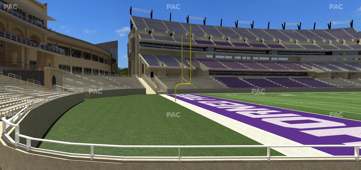 Amon G. Carter Stadium - Section 129 Seat View