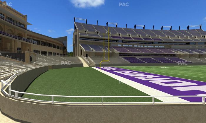 Amon G. Carter Stadium - Section 129 Seat View