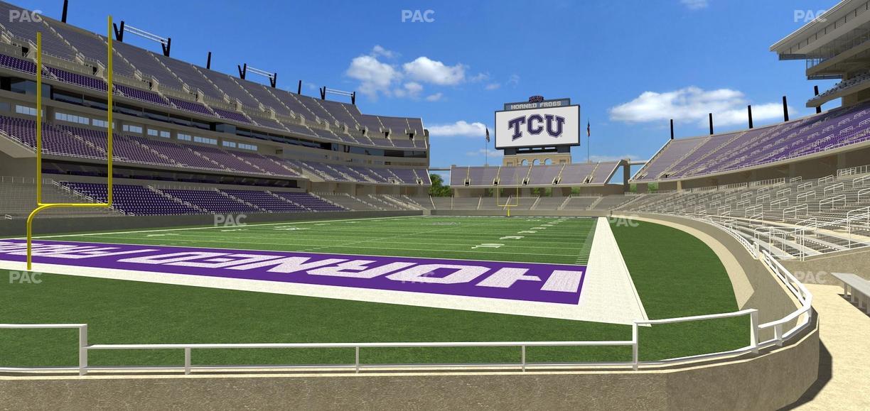 Amon G. Carter Stadium - Section 130 Seat View