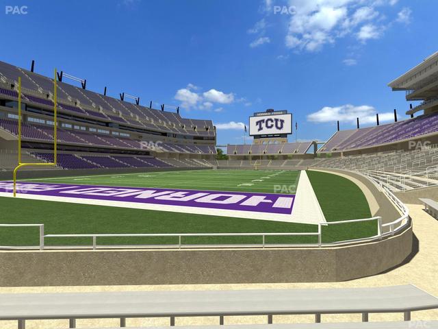 Amon G. Carter Stadium - Section 130 Seat View