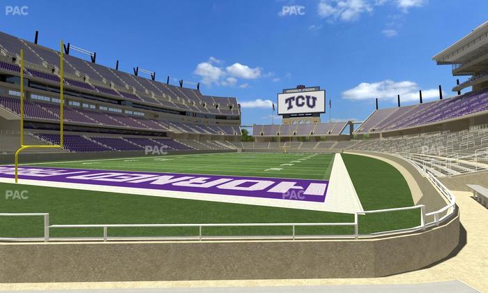 Amon G. Carter Stadium - Section 130 Seat View
