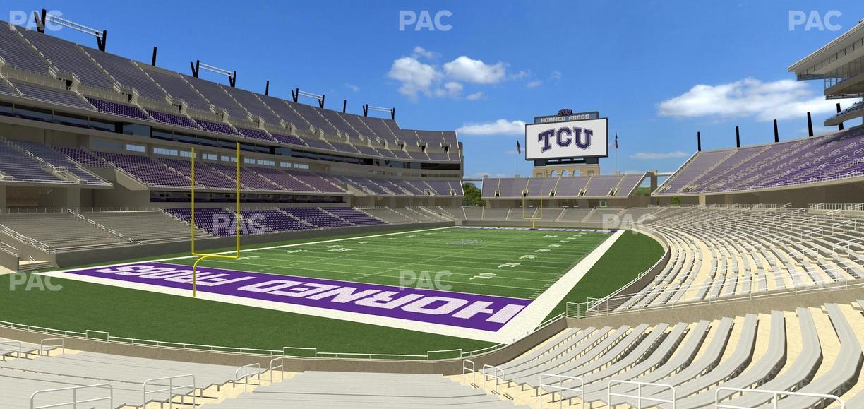 Amon G. Carter Stadium - Section 130 Seat View