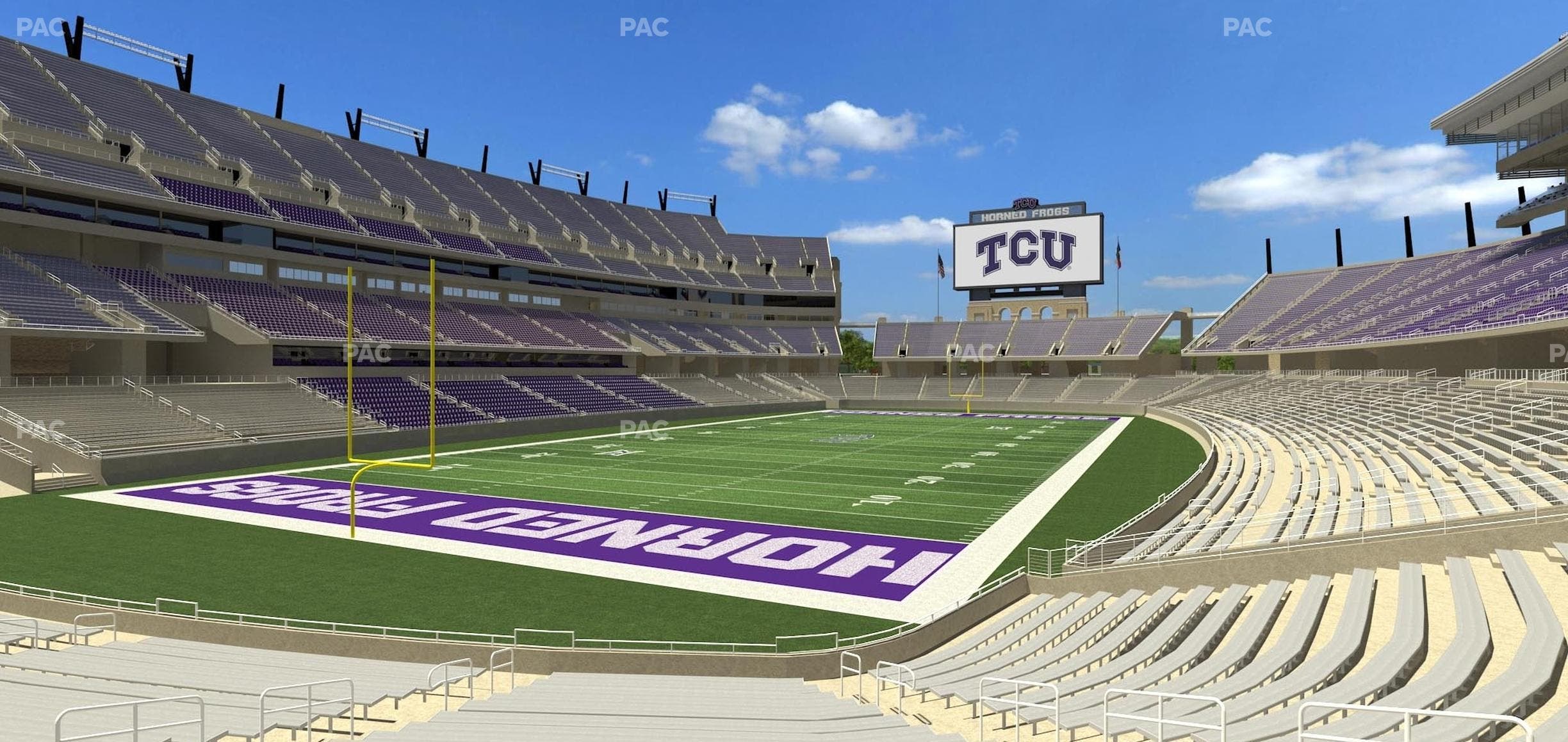Amon G. Carter Stadium - Section 130 Seat View