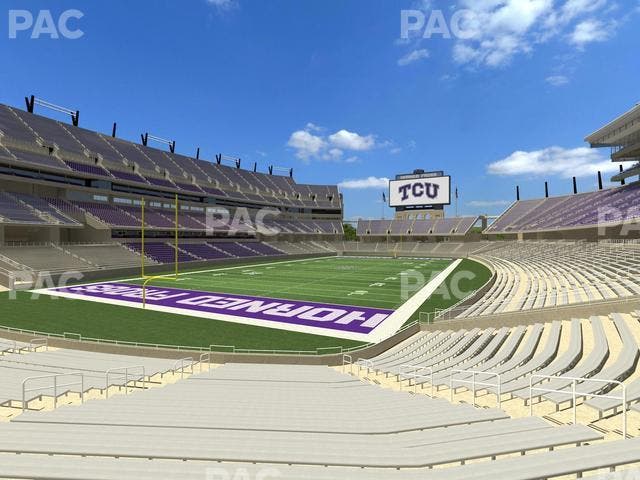 Amon G. Carter Stadium - Section 130 Seat View