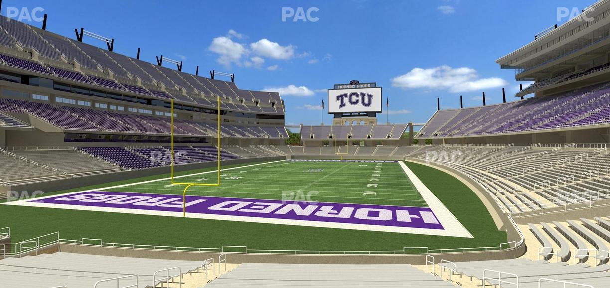 Amon G. Carter Stadium - Section 131 Seat View