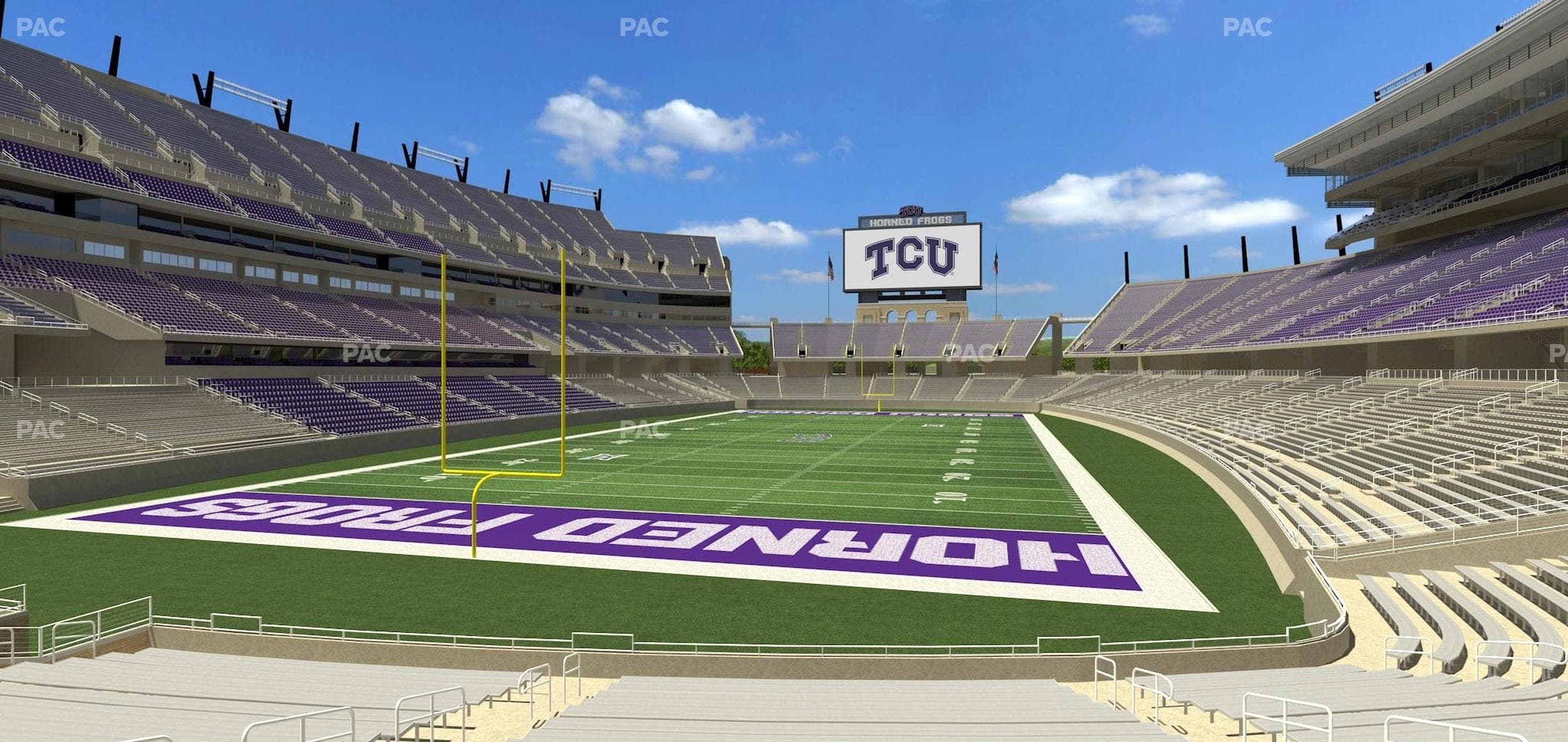 Amon G. Carter Stadium - Section 131 Seat View