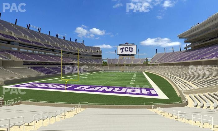 Amon G. Carter Stadium - Section 131 Seat View