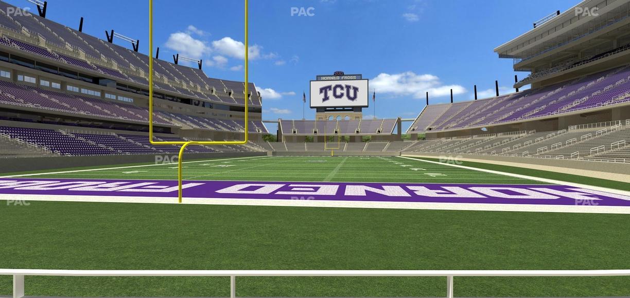 Amon G. Carter Stadium - Section 132 Seat View