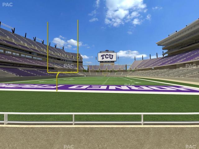 Amon G. Carter Stadium - Section 132 Seat View