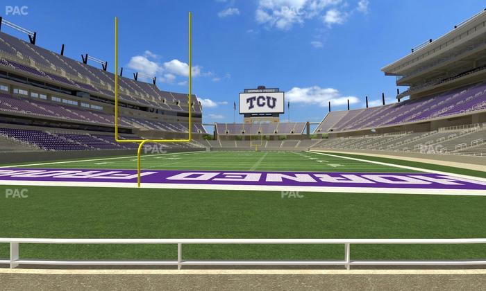 Amon G. Carter Stadium - Section 132 Seat View