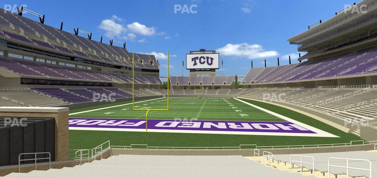 Amon G. Carter Stadium - Section 132 Seat View