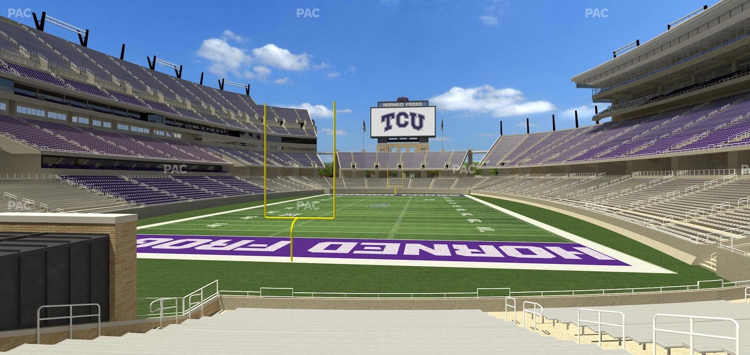 Amon G. Carter Stadium - Section 132 Seat View