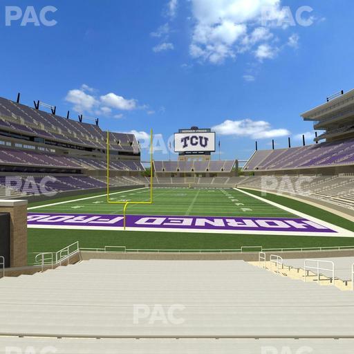 Amon G. Carter Stadium - Section 132 Seat View
