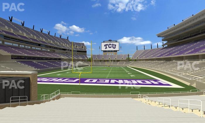 Amon G. Carter Stadium - Section 132 Seat View