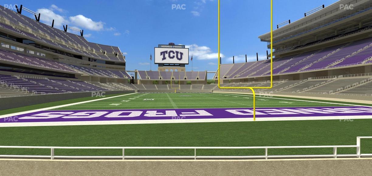 Amon G. Carter Stadium - Section 134 Seat View