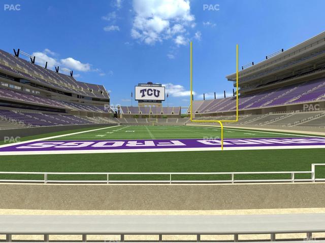 Amon G. Carter Stadium - Section 134 Seat View