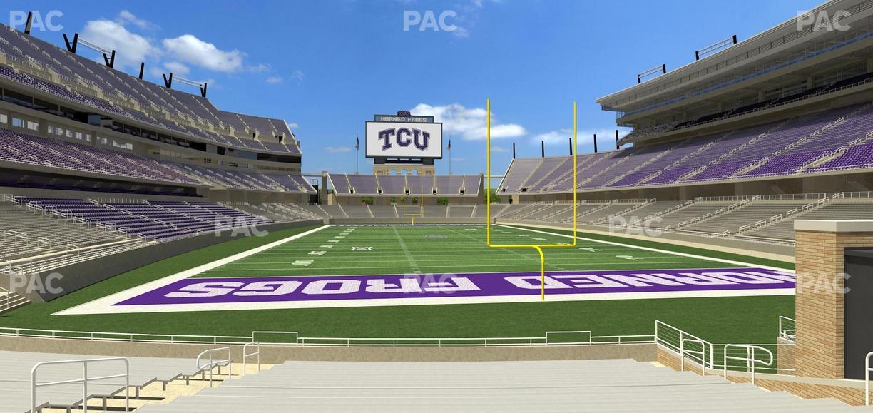 Amon G. Carter Stadium - Section 134 Seat View