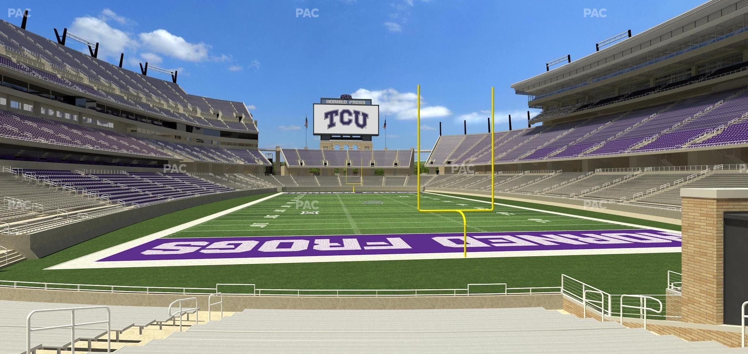 Amon G. Carter Stadium - Section 134 Seat View