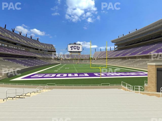 Amon G. Carter Stadium - Section 134 Seat View Amon G. Carter Stadium - Section 134 Seat View