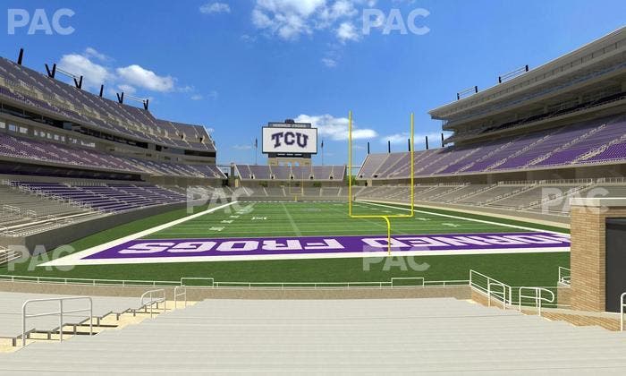 Amon G. Carter Stadium - Section 134 Seat View
