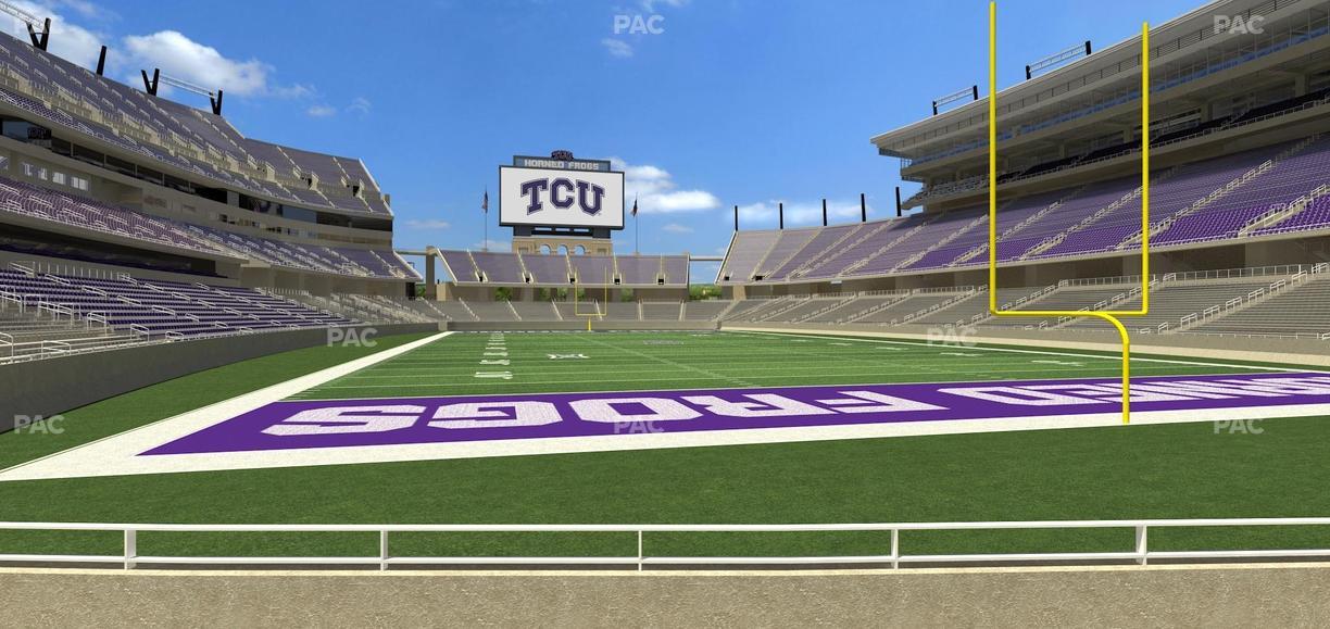 Amon G. Carter Stadium - Section 135 Seat View