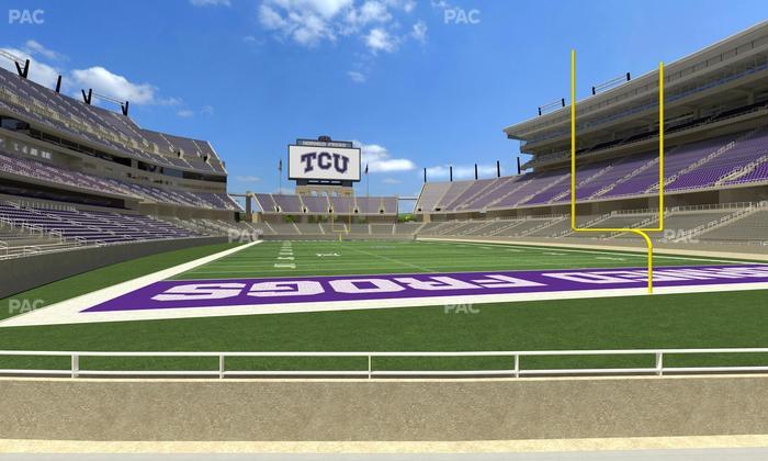 Amon G. Carter Stadium - Section 135 Seat View