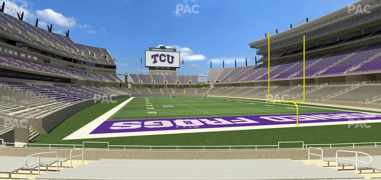 Amon G. Carter Stadium - Section 135 Seat View