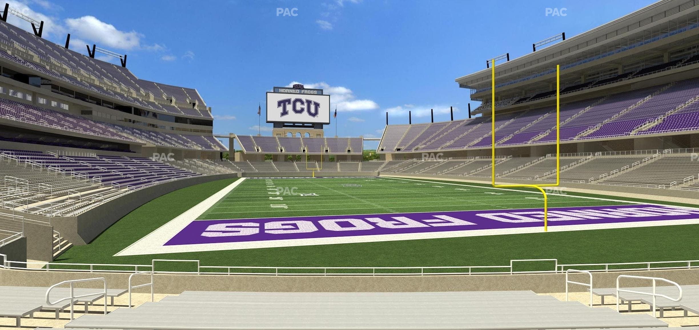 Amon G. Carter Stadium - Section 135 Seat View