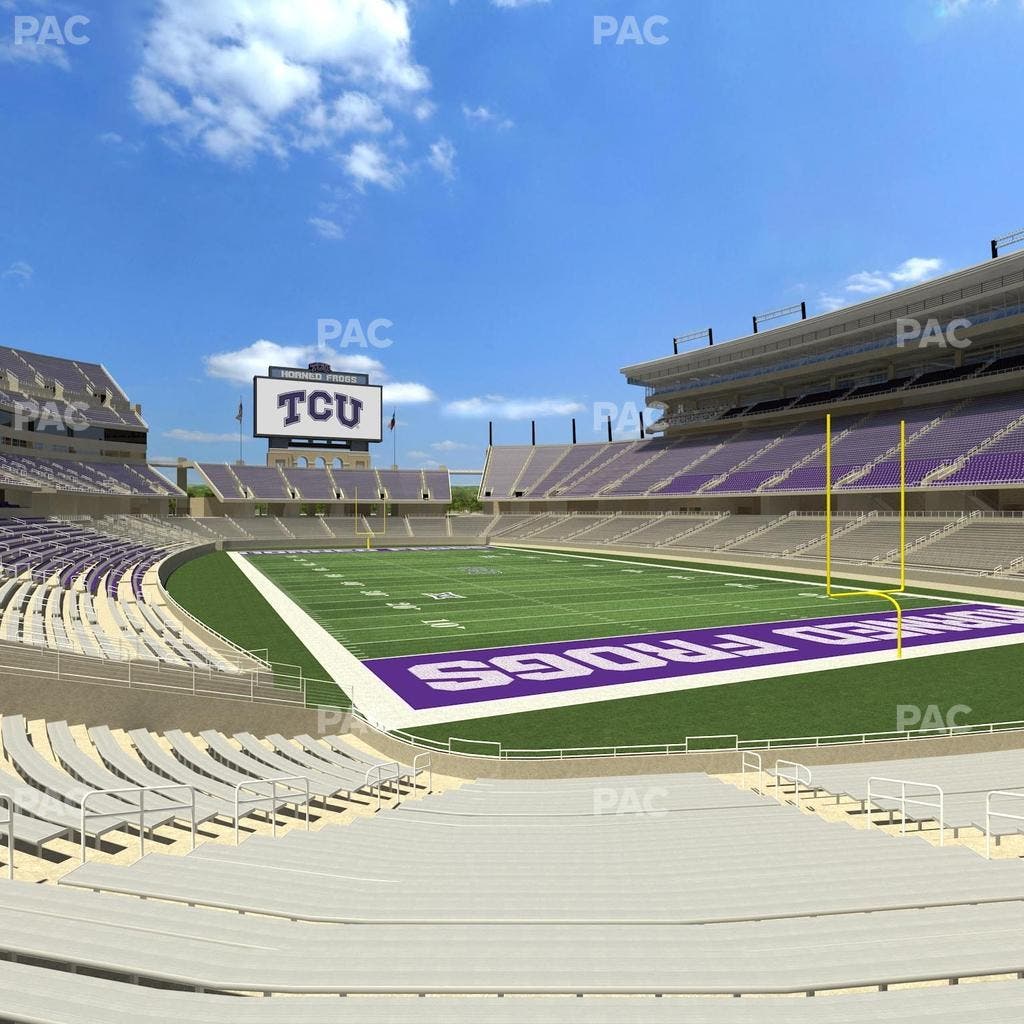 Amon G. Carter Stadium - Section 136 Seat View