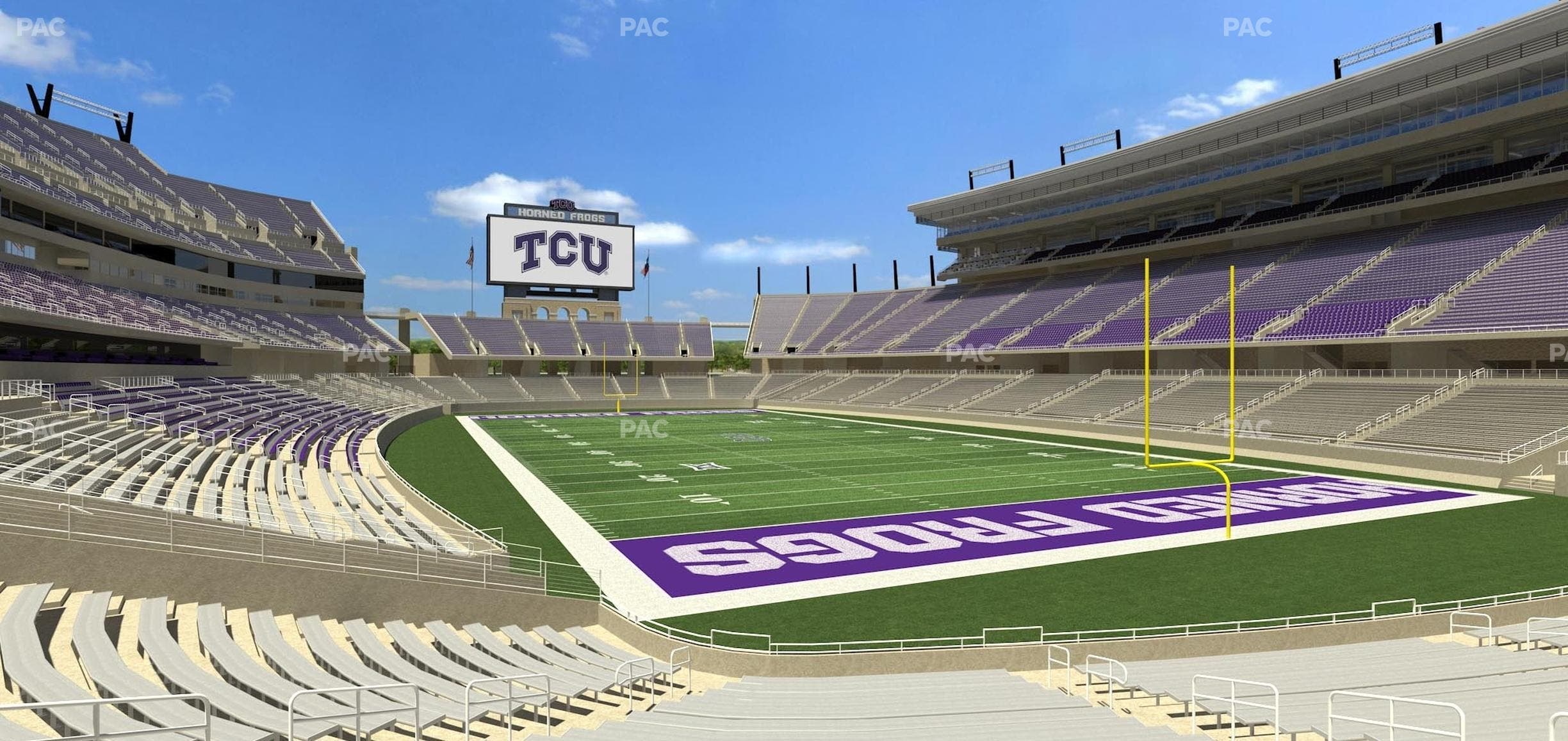 Amon G. Carter Stadium - Section 136 Seat View