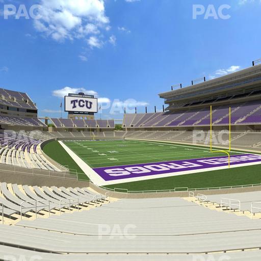 Amon G. Carter Stadium - Section 136 Seat View
