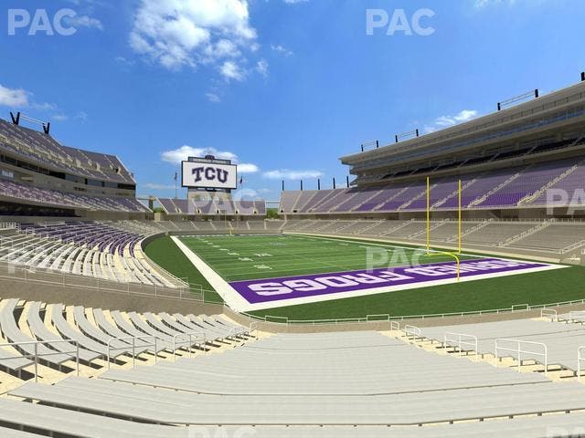 Amon G. Carter Stadium - Section 136 Seat View