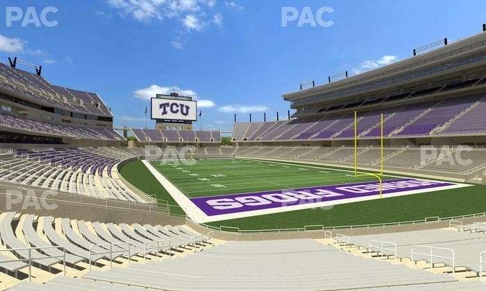 Amon G. Carter Stadium - Section 136 Seat View
