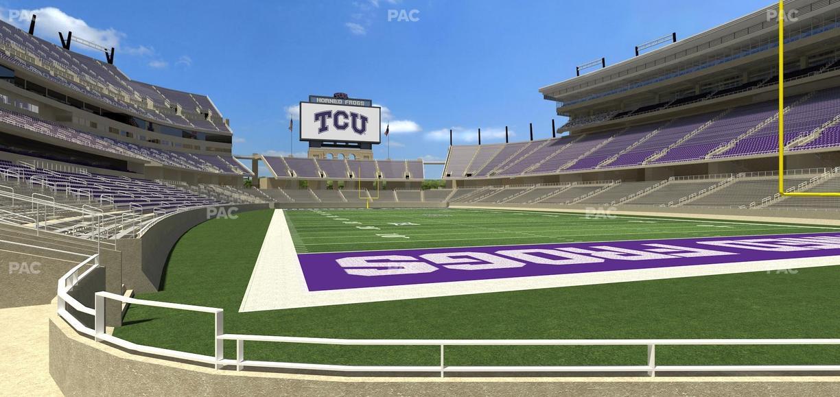 Amon G. Carter Stadium - Section 136 Seat View