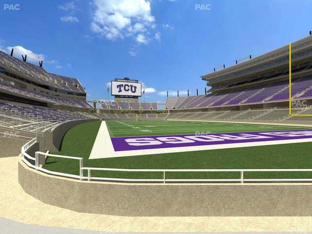 Amon G. Carter Stadium - Section 136 Seat View