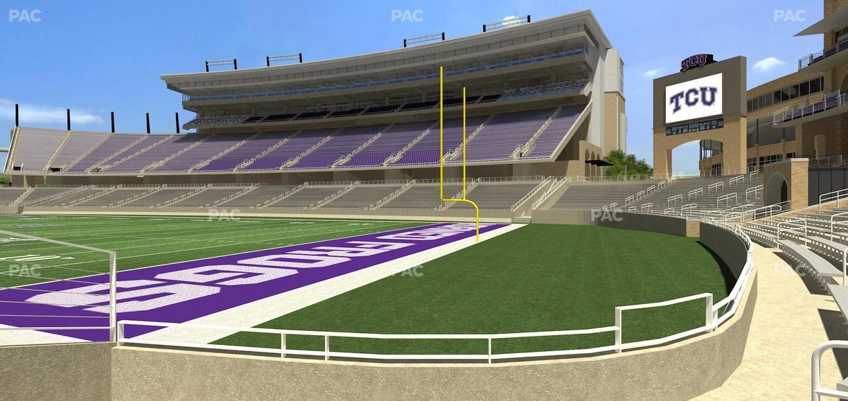 Amon G. Carter Stadium - Section 137 Seat View