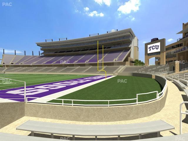 Amon G. Carter Stadium - Section 137 Seat View